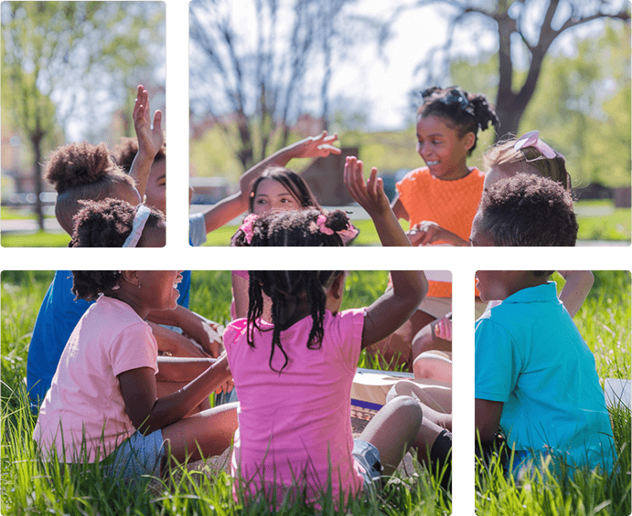 Children learning technology